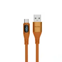 EWTTO - Cable con pantalla Usb-a A Usb-c Para Datos Y Carga Rápida