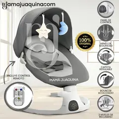BABY - Silla Mecedora Didactica «STAR» con Bluetooth Gray