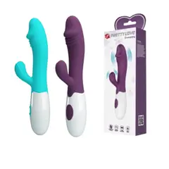 PRETTY LOVE - VIBRADOR DILDO DOBLE ESTIMULACION