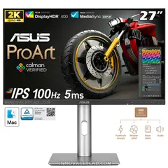 ASUS - MONITOR PROFESIONAL ProArt PA278CFRV 27 IPS QHD 100Hz 5ms