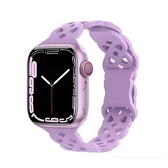 GENERICO - Correa Doble Trenzado para Apple Watch 44mm - Lila