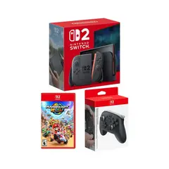 NINTENDO - Consola Switch 2 + Mario Kart World + Pro Controller