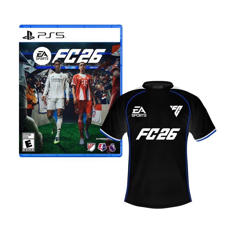 Sports Fc 26 + Polo Negro L Playstation 5