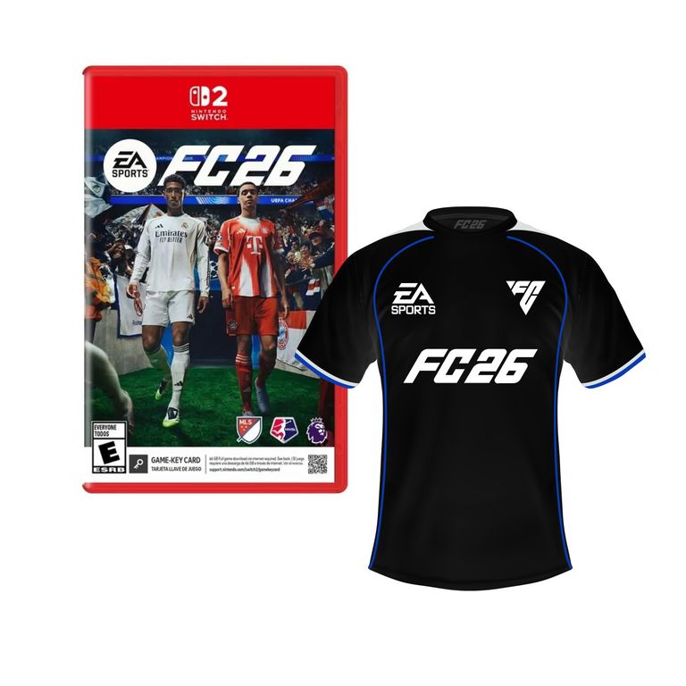Sports Fc 26 + Polo Negro S Nintendo Switch 2
