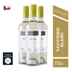 SANTA EMA - Vino Blocks 11 Sauvignon Blanc Reserva Especial x3