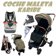 VOYAGE - Nuevo Coche Maleta Reversible Karibe -Beige