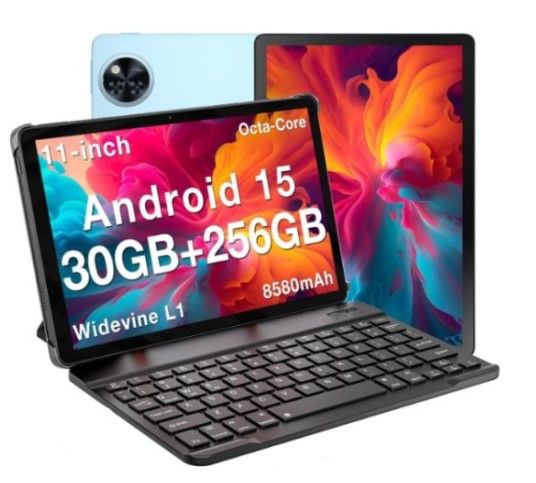 Tablet U11 Pro VIP EDITION 6gb Ram+256GB Rom+Teclado+Lapiz Azul