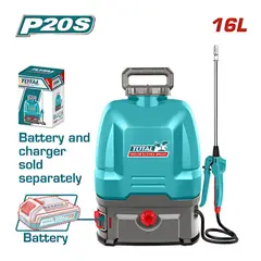 TOTAL TOOLS - Mochila Rociadora 20v 16L 5BAR Total- TSPLI2016