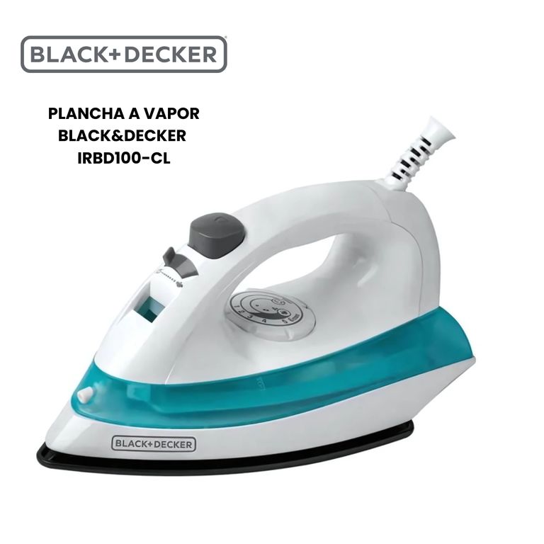 Plancha a Vapor BLACK&DECKER IRBD100-CL