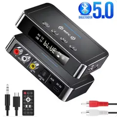 GENERICO - Bluetooth Receptor Transmisor 5.0 Aux Rca Usb Fm Optical Tf M6