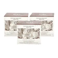 GENERICO - PACK 3 EXFOLIANTE DE ACEITE DE COCO Y VITAMINA E 250G ESTELIN
