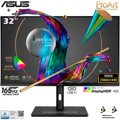 ASUS - MONITOR PROART DISPLAY 32 IPS PA328CGV WQHD 2K 165HZ USB-C.