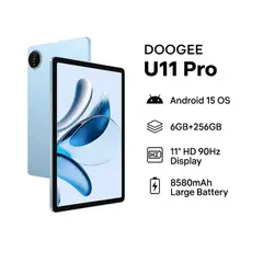 DOOGEE - TABLET U11 Pro, 13MP, 5MP, 6 RAM+256GB ROM, 8580mAh, 90Hz, Azul