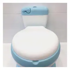 GENERICO - Inodoro Infantil de Aprendizaje para Ninos de Color Celeste