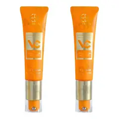 GENERICO - PACK 2 CREMA PARA OJOS VITAMINA C CON ÁCIDO HIALURÓNICO 30G ESTELIN