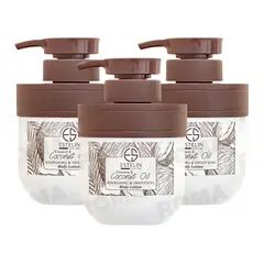 GENERICO - PACK 3 LOCIÓN CORPORAL ACEITE DE COCO Y VITAMINA E 300ML ESTELIN