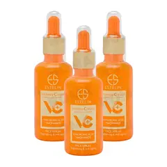 GENERICO - PACK 3 SÉRUM FACIAL VITAMINA C CON ÁCIDO HIALURÓNICO 50ML ESTELIN