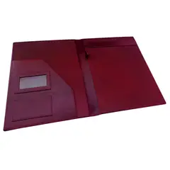 GENERICO - CARTAPACIO PORTA DOCUMENTO DE CUERO PU - 01 BOLSILLO