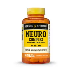 MASON NATURAL - Neuro Complex con Ácido Alfa Lipoico - - 60 Tabletas