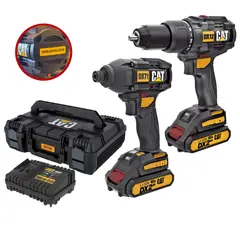 CAT - TALADRO PERCUTOR ATORNILLADOR DE IMPACTO 215Nm MEGACOMBO BRUSHLES 18V