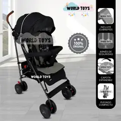 Baby - Coche Bastón de Lujo «SEVILLA PREMIUM» Limited Edition Black