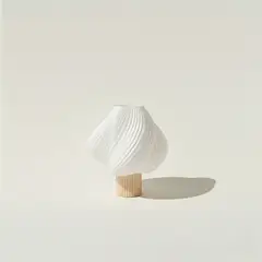 GENERICO - Lámpara SugarLush de impresión 3D Blanco y rosado