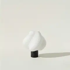 GENERICO - Lámpara SugarLush de impresión 3D Blanco y negro