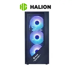 HALION - Case gamer TORNADO 03 Con fuente de 600w