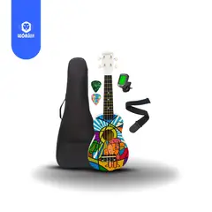 VOZZEX - Ukelele Soprano VZ XU21 -11D Set Completo