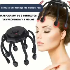 OEM - Masajeador De Cabeza Anti Estress Recargable Vibrador Pulpo