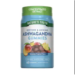 NATURE'S TRUTH - Ashwagandha 500mg 60 gomitas