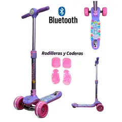 GENERICO - Scooter para Niños Musical Purples Modelo 2026