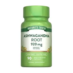 NATURE'S TRUTH - Raíz de Ashwagandha 920 mg - 90 cápsulas