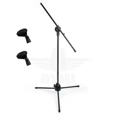 GENERICO - AYMARA SOPORTE DE MICROFONO INCLUYE 2 CLIPS