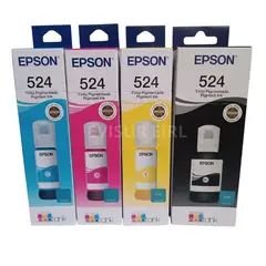 EPSON - KIT TINTA 524 BLACK CYAN MAGENTA YELLOW
