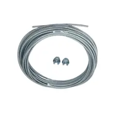 GENERICO - Cable De Acero Plastificado Para Tendedero De 2 A 3mm X 27m