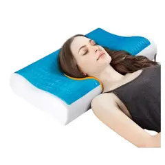 GENERICO - Almohada Cervical Memory Foam con Gel y Bambú