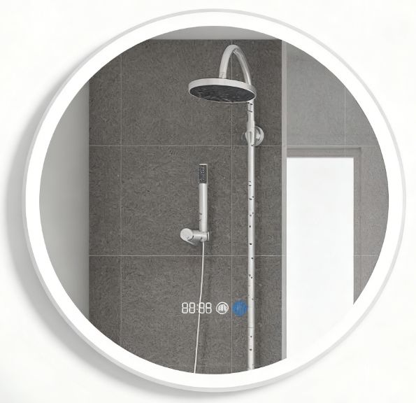 Espejo Luz Led Espejo Redondo Touch Antiniebla 60cm