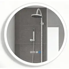 ANYHOGAR - Espejo Luz Led Espejo Redondo Touch Antiniebla 60cm