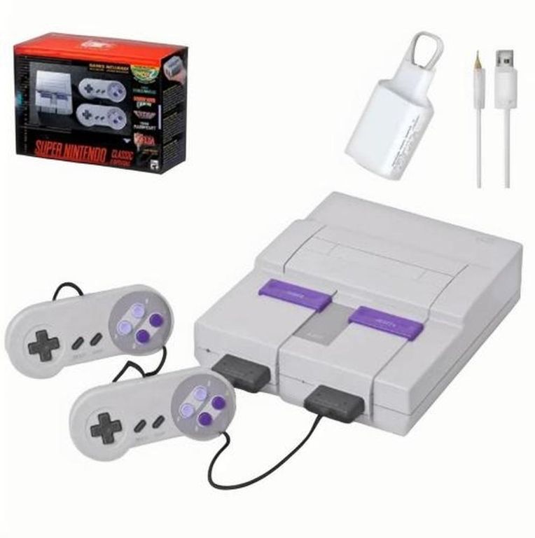Consola Retro Mini Super Classic Edition SNES + 2 Controles
