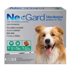 NEXGARD - Antipulgas 10-25 kg x1 tableta