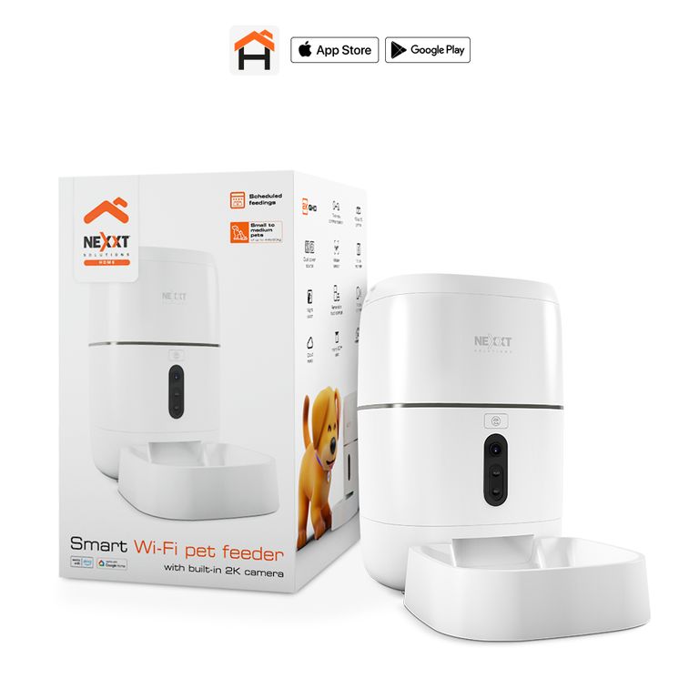 DISPENSADOR DE ALIMENTO PARA MASCOTA INTELIGENTE CON CAMARA Nexxt NHA-P610