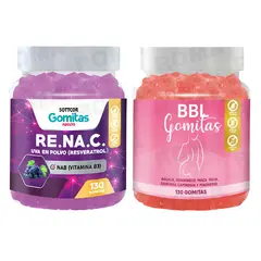 GENERICO - GOMITAS RESVERATROL 130UND + GOMITAS AGUAJE BBL 130UND