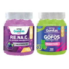 GENERICO - GOMITAS RESVERATROL 130UND + GOMITAS GOFOS NIÑOS 130UND