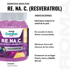 GENERICO - PACK 3 GOMITAS RESVERATROL 390UND