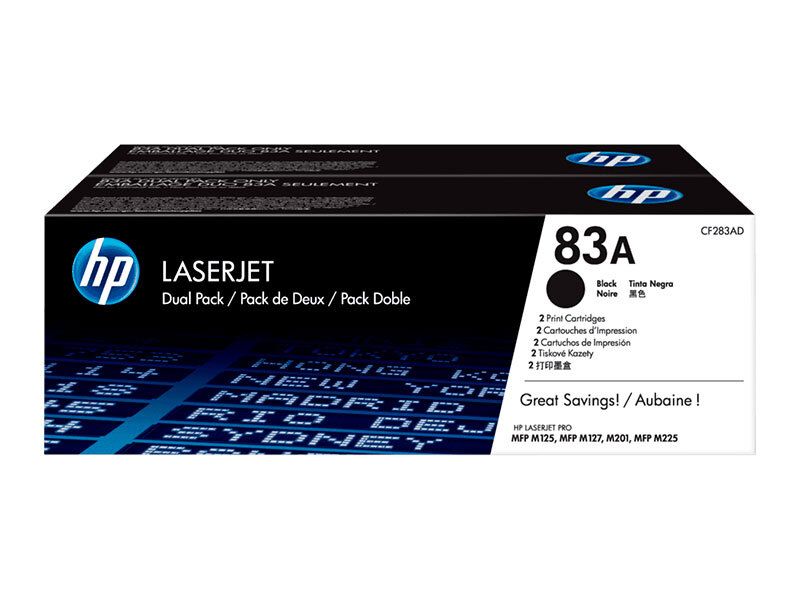 TÓNER CF283AD P LJ MFP M127F NEGRO PAQUETE X2