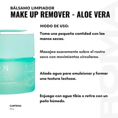 GENERICO - BÁLSAMO LIMPIADOR MAKE UP REMOVER ALOE VERA 100G ESTELIN