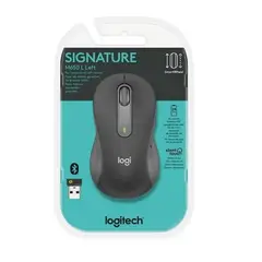 LOGITECH - MOUSE SIGNATURE M650 SILENT LARGE LEFT - PARA ZURDOS - NEGRO