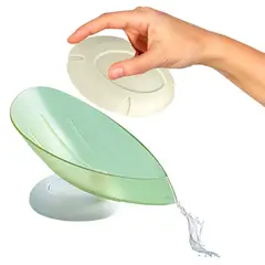 ELMEJORPRECIO - Jaboneras Giratorias con Escurridor Verde