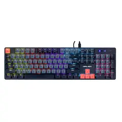 HALION - TECLADO GAMING MECANICO DROGO-BK HA-947G RAINBOW NEGRO SRED